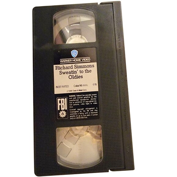 Vintage 90s Richard Simmons Sweatin' to the Oldies VHS Movie Tape Exercise Music - Picture 8 of 11